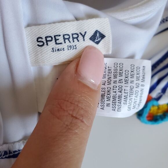 Sperry Crochet Rainbow Striped Bikini | Medium - Picture 7 of 10